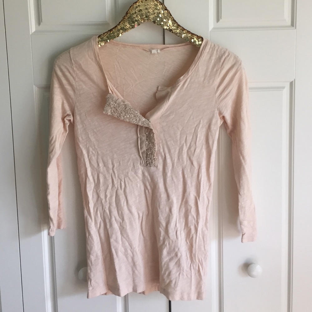 Embellished Neckline J.Crew vintage tee.